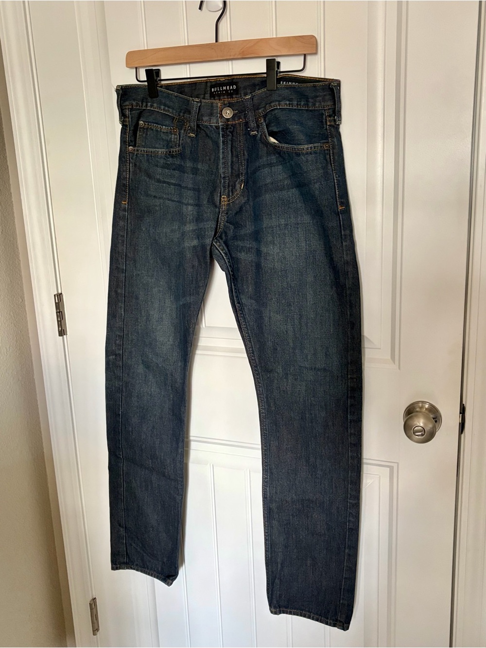 Bullhead Denim Co Men’s Jeans W32 L32 Skinny Slim Medium Blue Jeans NWOT